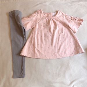 🚨SOLD🚨 Tahari Matching Top & Leggings for Girls